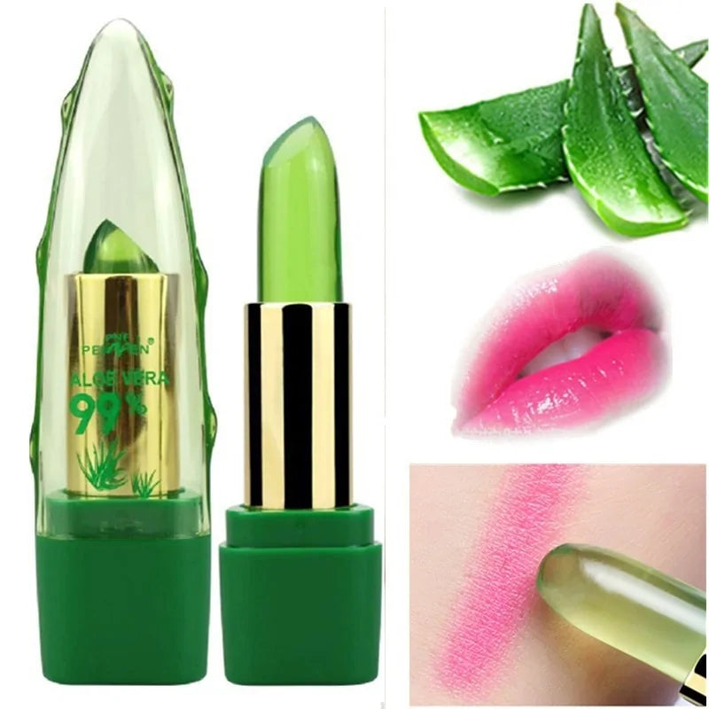 Natural Aloe Vera Temperature Color-Changing Lip Balm